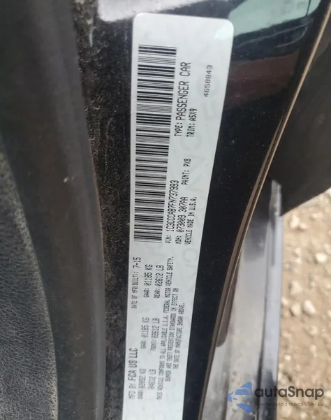 2015 Chrysler 200 Limited из США, поврежденный, VIN 1C3CCCAB7FN737993